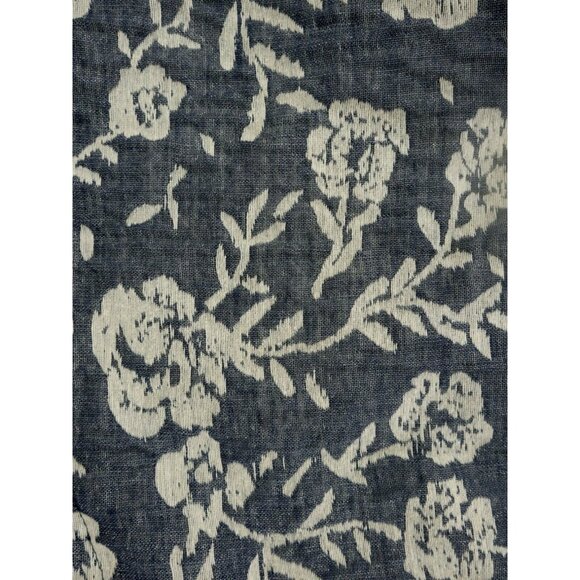 Max Studio Baby Girls 24 Month Old Dress Navy Blue White Floral - Picture 5 of 10